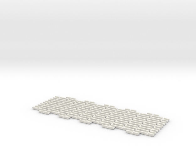 p165-one-piece-w75-insert-x60 in White Natural Versatile Plastic