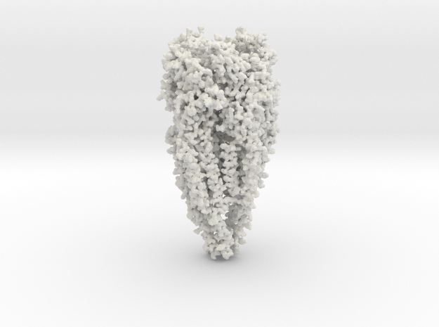 Acetylcholine Receptor - All Atom - Small Size in White Natural Versatile Plastic