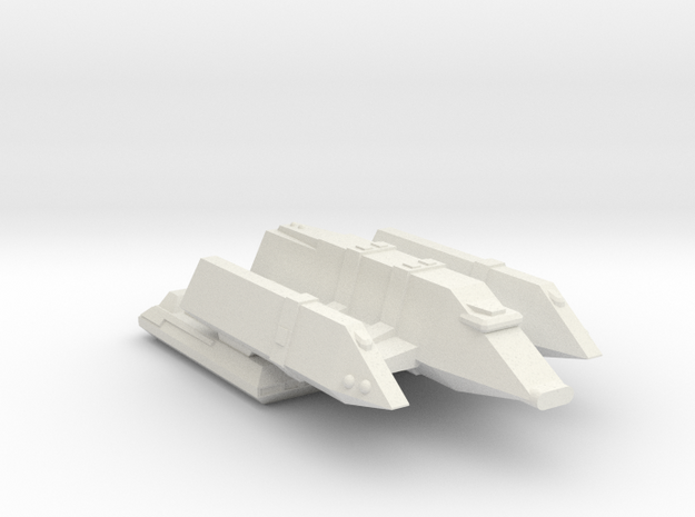 3788 Scale Carnivon Frigate (FF) SRZ in White Natural Versatile Plastic