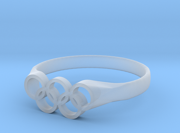 Tom Daley's Ring - Plastics & Plated in Smoothest Fine Detail Plastic: 3 / 44