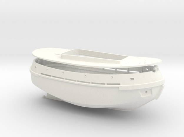 M22 Navy Tug, Hull (1:87, RC) in White Processed Versatile Plastic