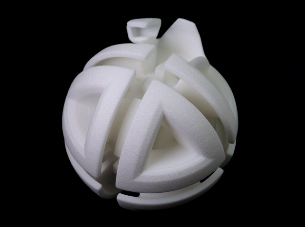 Holonomy octahedron in White Processed Versatile Plastic