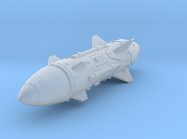 Pion Missile in Smooth Fine Detail Plastic