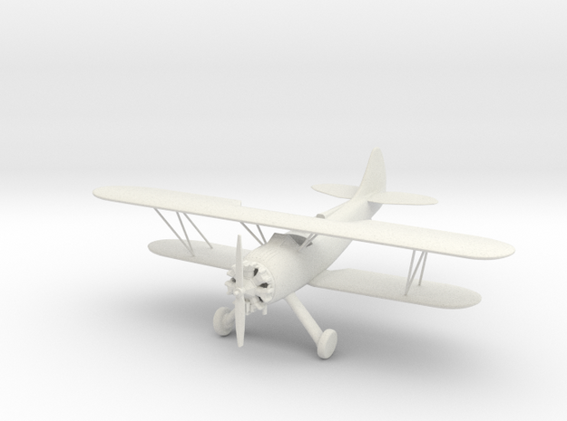 Waco UPF7 Biplane - Oscale in White Natural Versatile Plastic