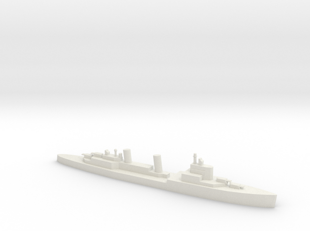 HMS Edinburgh sub class Town class cruiser 1:900  in White Natural Versatile Plastic