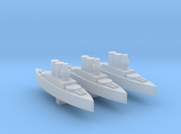 3pk Russian Admiral Ushakov class coastal 1:5000 in Smooth Fine Detail Plastic