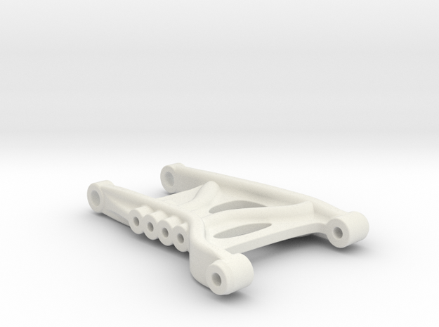 B3 Dyna Storm rear suspension arm in White Natural Versatile Plastic
