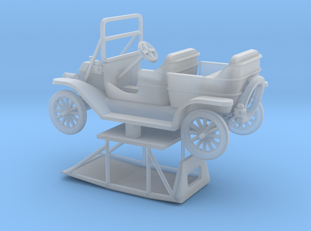 Model T with roof up in Smooth Fine Detail Plastic