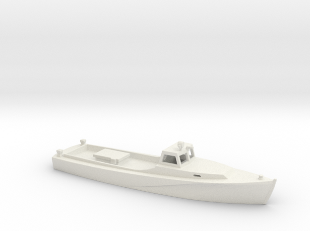 1/144 Scale Chesapeake Bay Deadrise Workboat 3 in White Natural Versatile Plastic