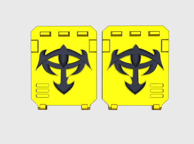 Eye of Chaos : Standard APC Side Doors in Smooth Fine Detail Plastic