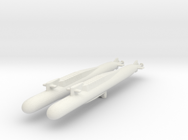 Project 667BDRM Delfin Delta IV in White Natural Versatile Plastic: 1:2400