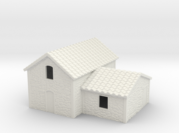 French Chateau - Zscale in White Natural Versatile Plastic