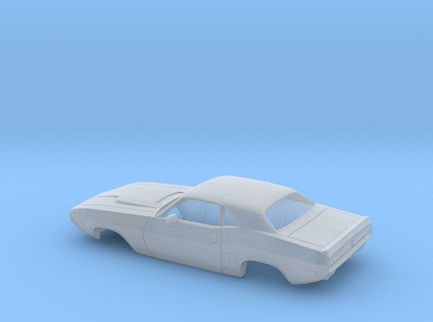 38.1 mm Wheelbase 1971 Dodge Challenger Shell in Smooth Fine Detail Plastic