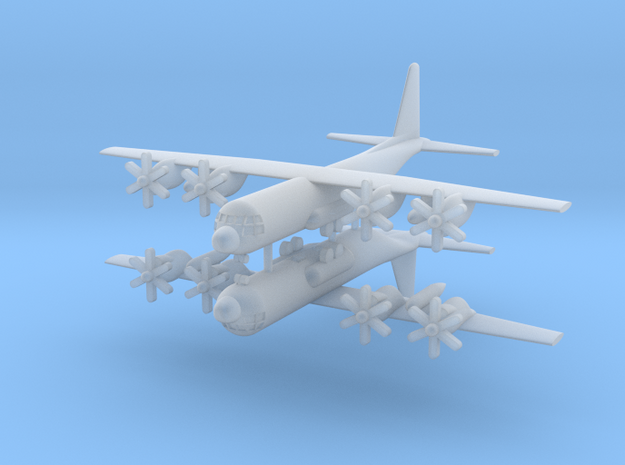 1/700 C-130J Super Hercules (x2) in Smooth Fine Detail Plastic