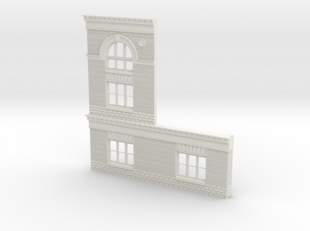 French street building part 2A in White Natural Versatile Plastic