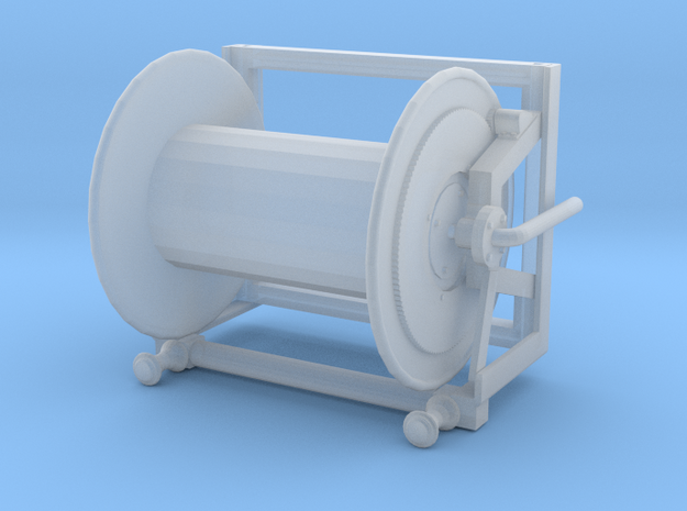 1-35wide_hose_reel in Smooth Fine Detail Plastic: Small