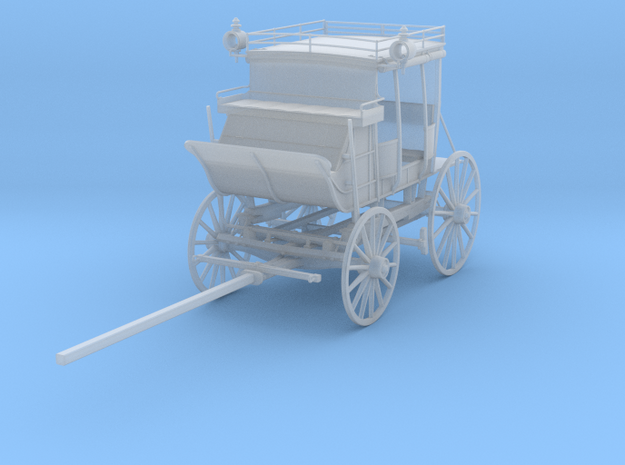 Cobb & Co Coach #2 (Full) 1:24 scale in Smooth Fine Detail Plastic