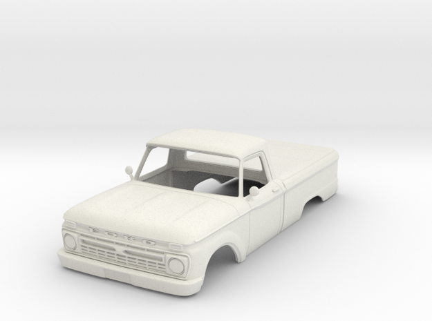 '66 Ford F series custom in White Natural Versatile Plastic