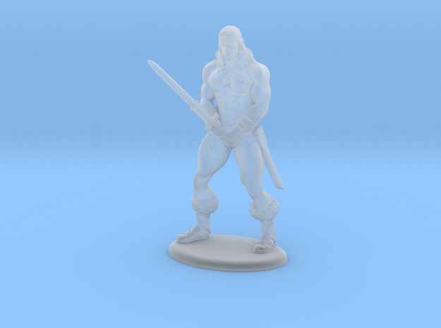 Conan the Barbarian Miniature in Smooth Fine Detail Plastic: 28mm