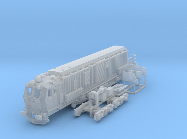 H02A - SBB LRZ - Attack Trailer Body Shell in Smooth Fine Detail Plastic