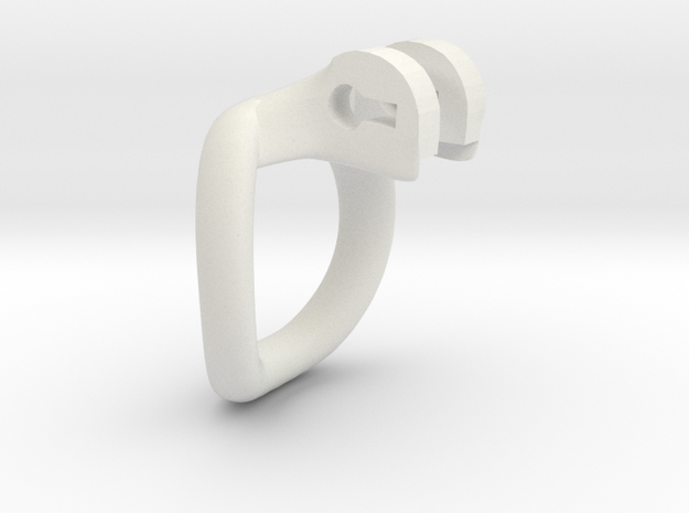 KB3D 40mm Ring V4 in White Natural Versatile Plastic