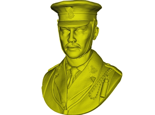 1/9 scale WWI British Army 1st Lieutenant bust
