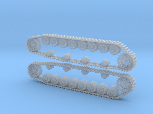 1:56 Panzer IV Type 2 Track Links - Ausf E/F/F2 in Smooth Fine Detail Plastic
