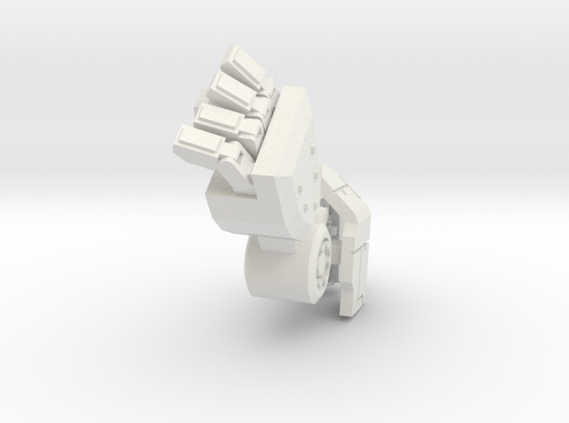 Robot arm 80% pose 2 in White Natural Versatile Plastic