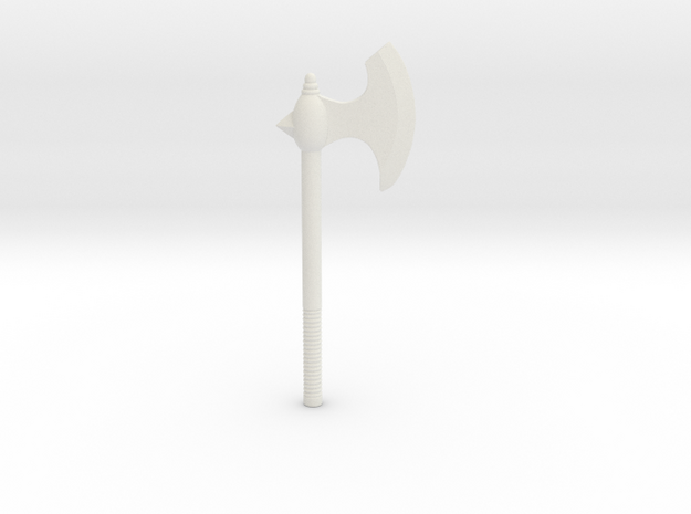 Galaxy Warriors Axe 3 Vintage in White Natural Versatile Plastic