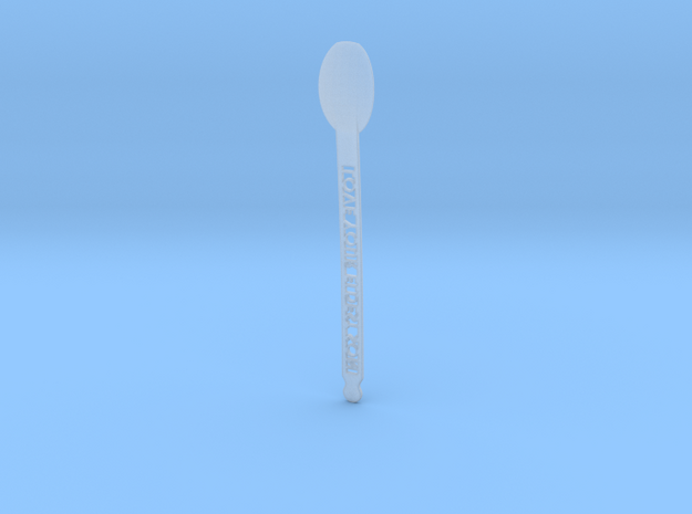 Spoon ("Love Your Eldest Son") in Smooth Fine Detail Plastic