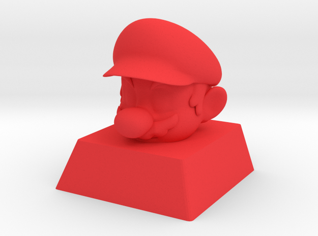 Cherry MX Mario Keycap in Red Processed Versatile Plastic