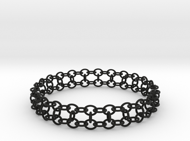 3in Yojimbo Bracelet in Black Natural Versatile Plastic