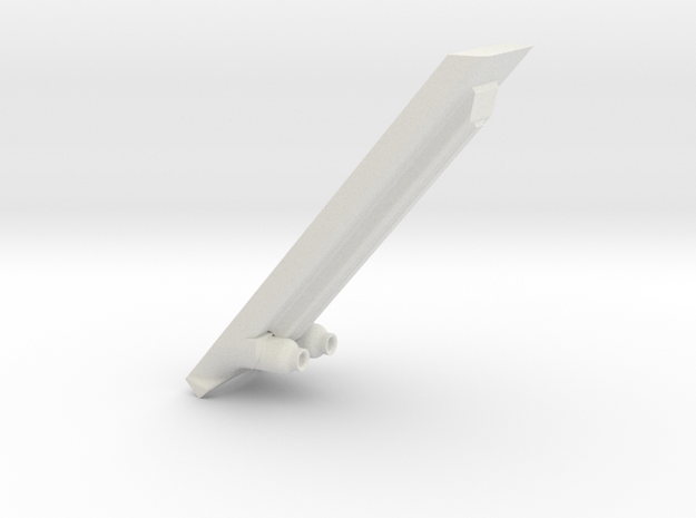 Ambassador bow torpedo launchers version 2 in White Natural Versatile Plastic