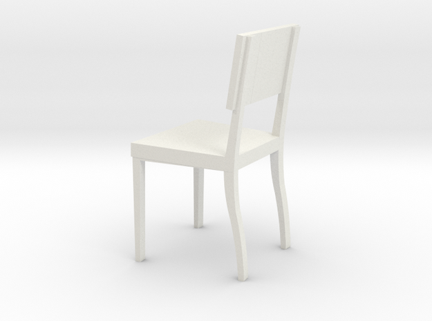 1:24 AngChair 1 in White Natural Versatile Plastic