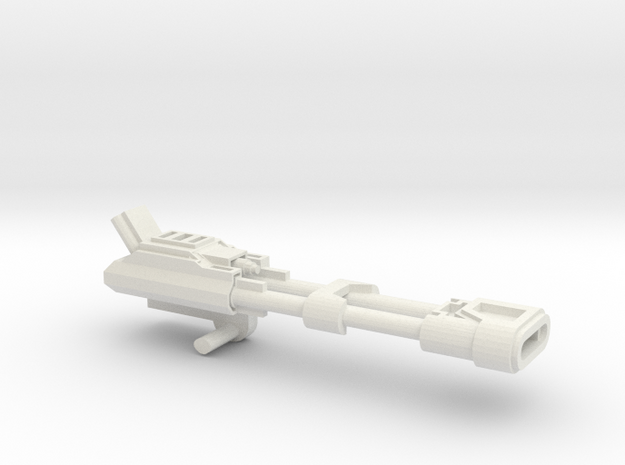 1:18 Dual Pulsar Cannon in White Natural Versatile Plastic