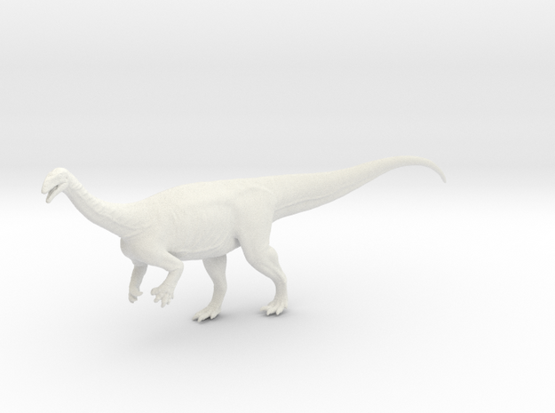 Dinosaur Plateosaurus 1:40 v1 in White Natural Versatile Plastic