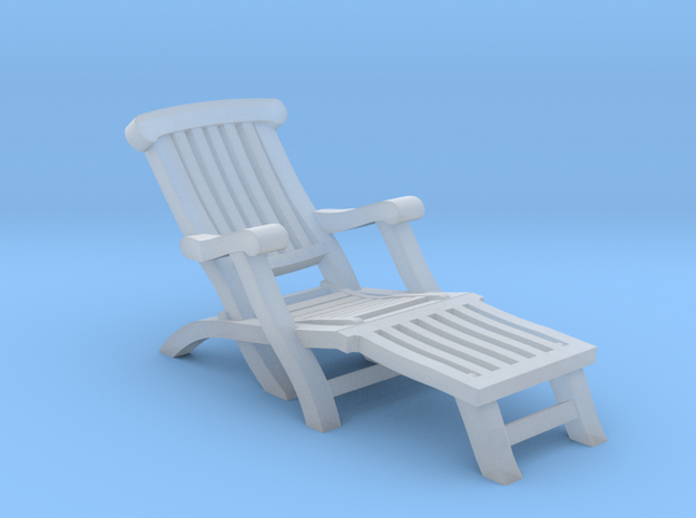 1:72 Titanic Deck Chair in Smooth Fine Detail Plastic