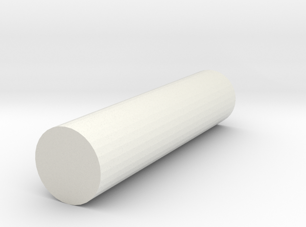 rod poly 6x6x25 in White Natural Versatile Plastic
