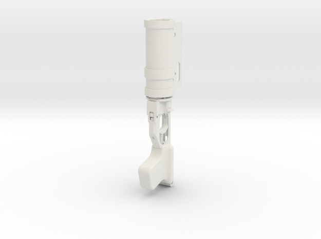 Grenade Launcher in White Natural Versatile Plastic