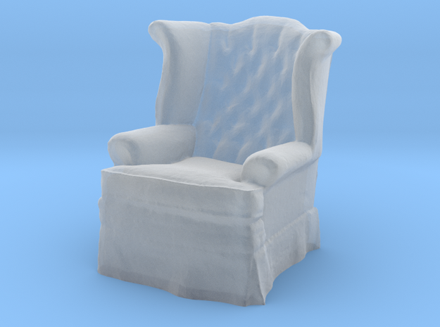 1:48 Tufted Chair in Smooth Fine Detail Plastic