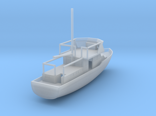 Fishing Boat - Zscale in Smooth Fine Detail Plastic