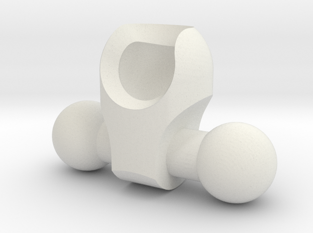Low-rise Hip for ModiBot in White Natural Versatile Plastic
