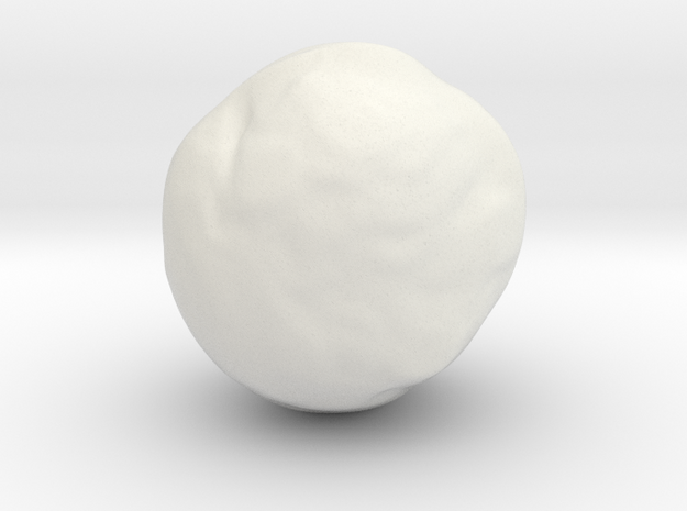 Snowball in White Natural Versatile Plastic
