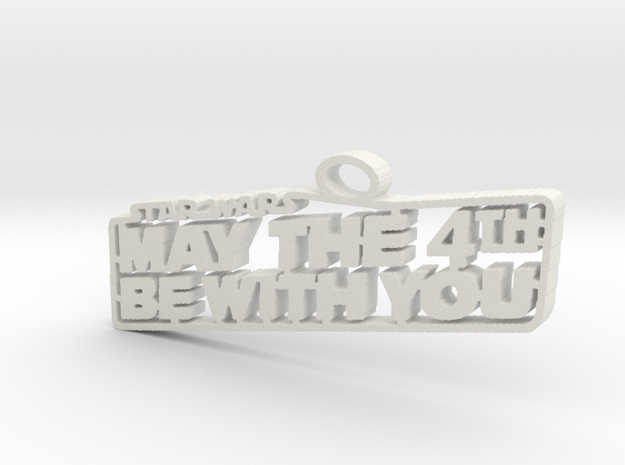 may the 4th in White Natural Versatile Plastic