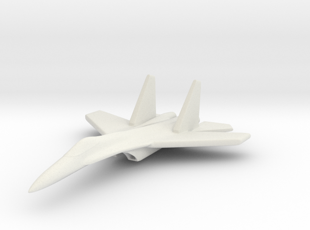 1/285 (6mm) Chinese J-11 in White Natural Versatile Plastic