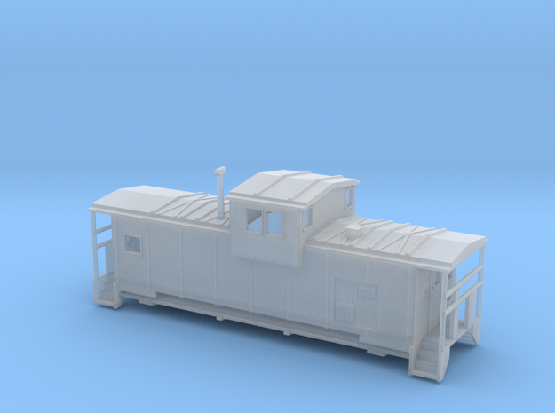 DMIR Modern Caboose - Zscale in Smooth Fine Detail Plastic