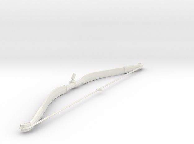 Lara - Recursive Bow in White Natural Versatile Plastic