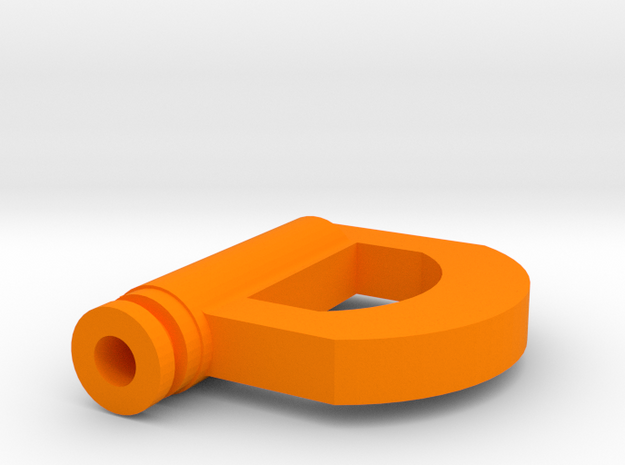 D Drip Tip in Orange Processed Versatile Plastic