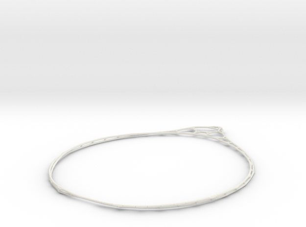 Minimalist Bracelet  in White Natural Versatile Plastic