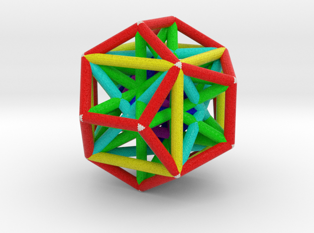MorphoHedron10 in Full Color Sandstone